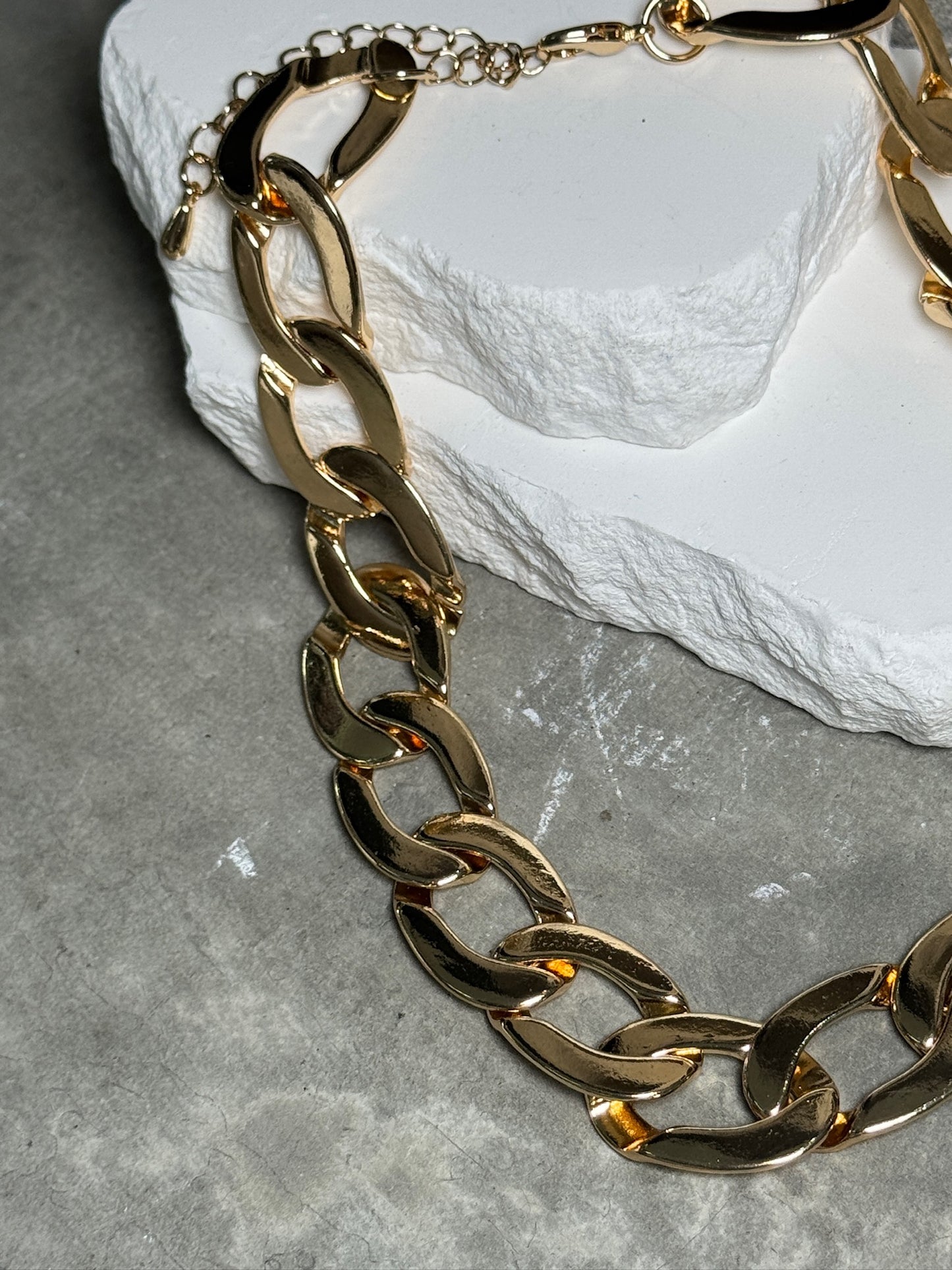 Heavy Metal Chunky Layered Necklace