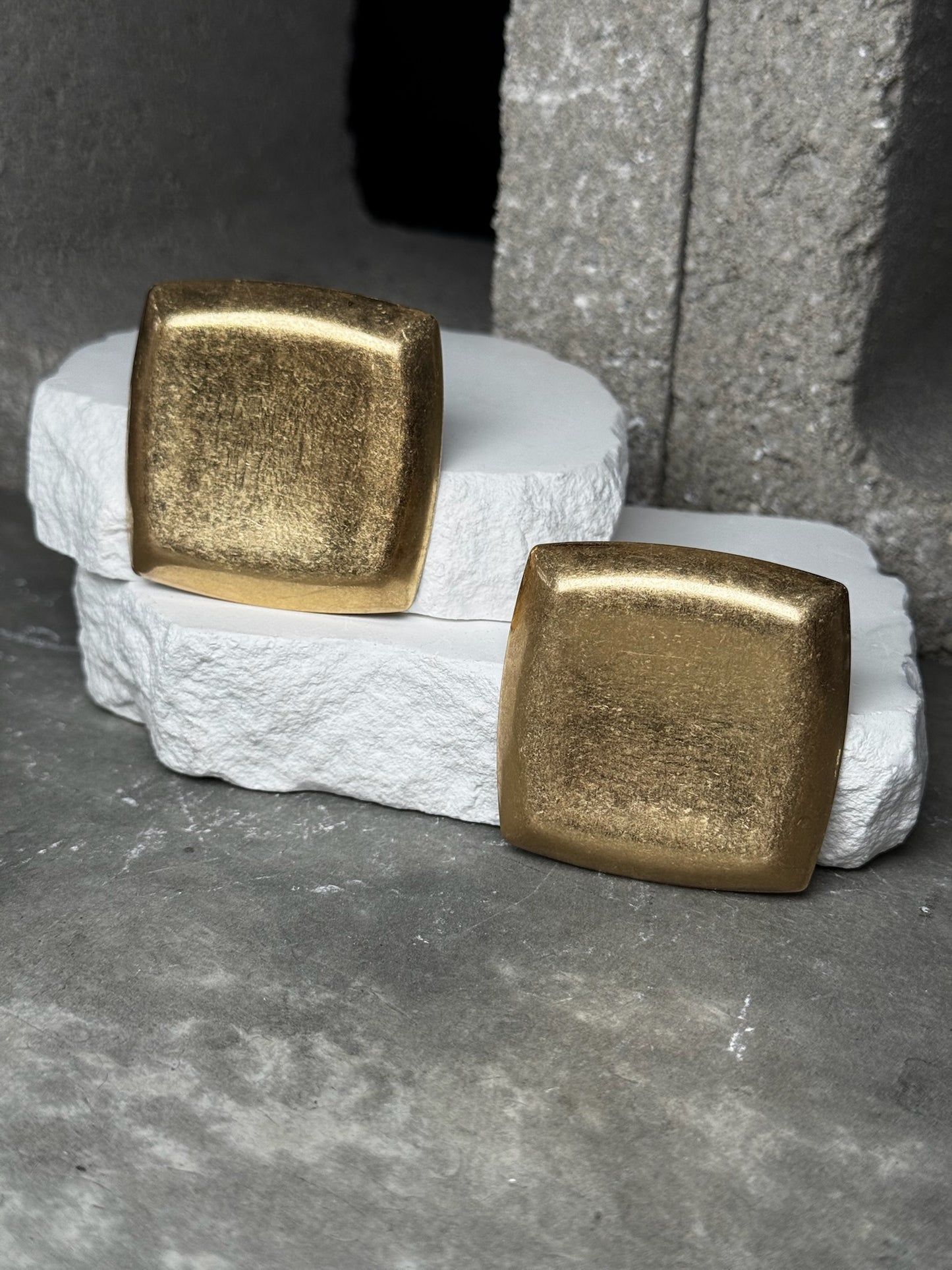 Everyday Square Metal Earrings