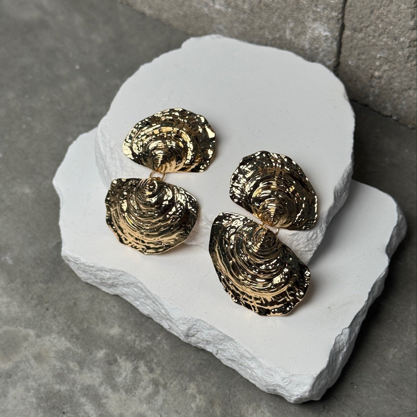 Golden Hourglass Earrings