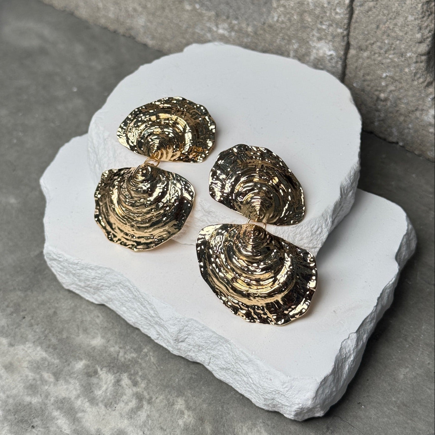 Golden Hourglass Earrings