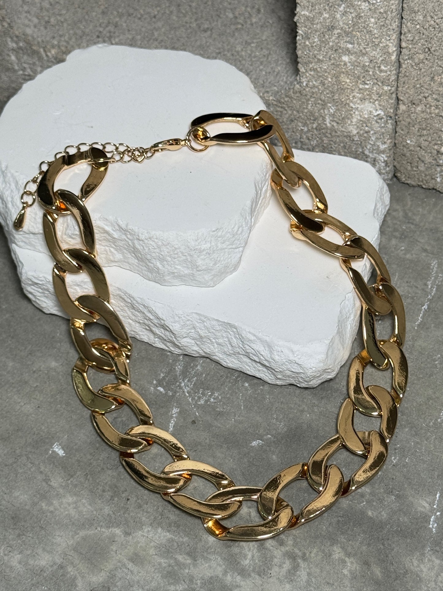 Heavy Metal Chunky Layered Necklace