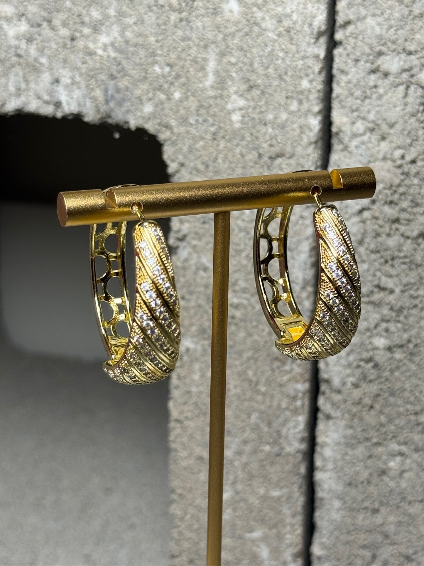 Girl Math Hoop Earrings