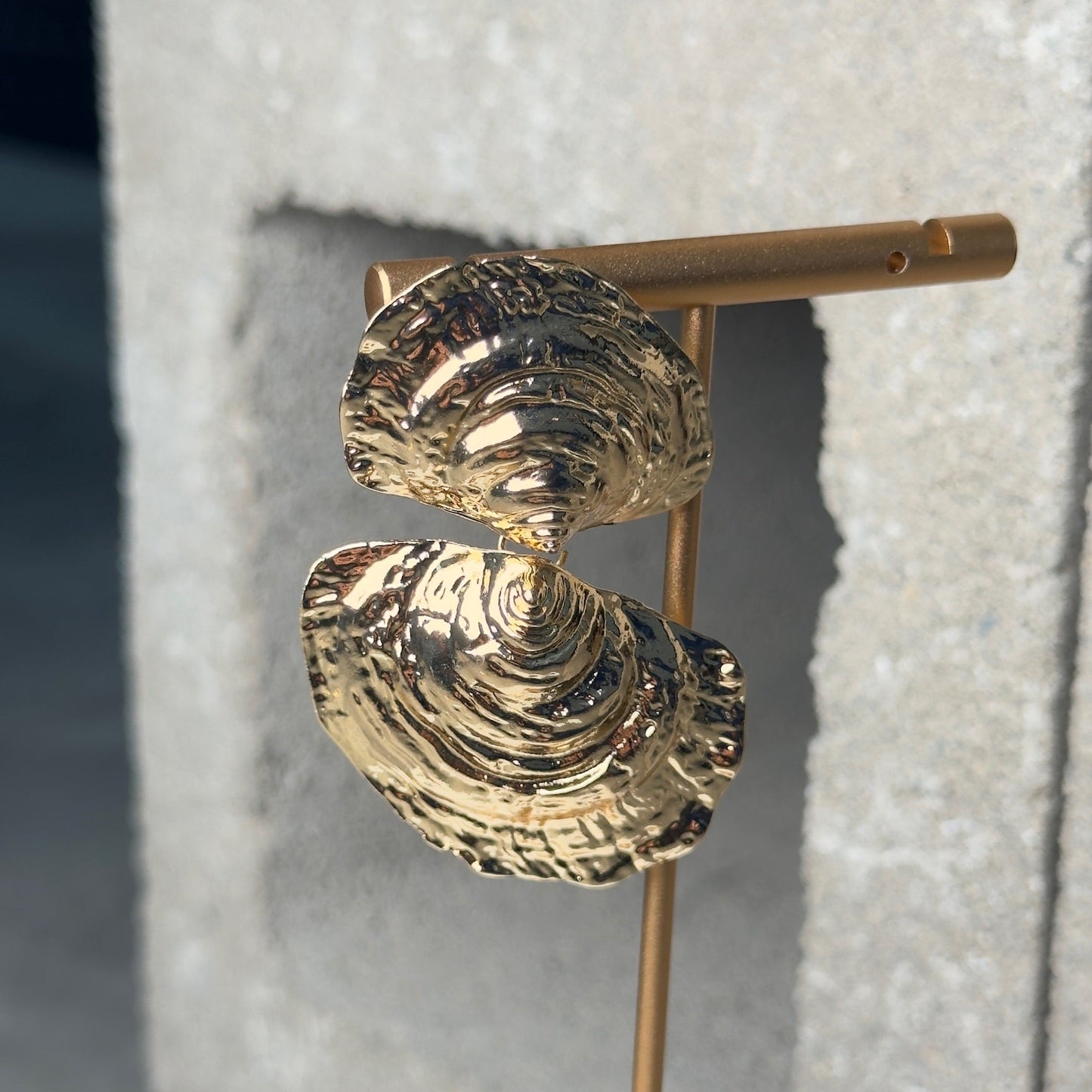Golden Hourglass Earrings
