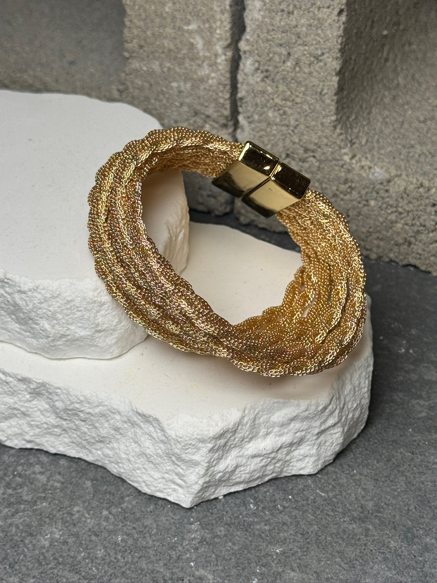 Rich In Vibes Rope Bracelet 7.5"