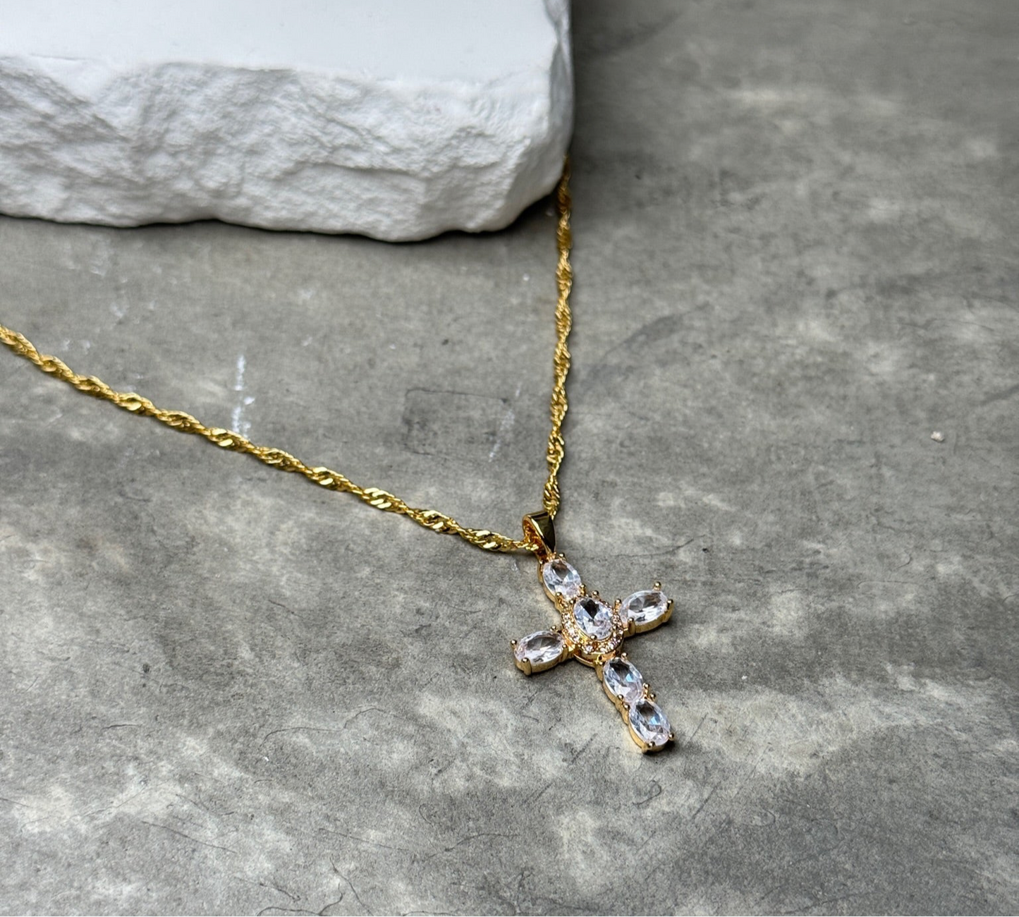 Cross Necklace w/ 16 inch chain