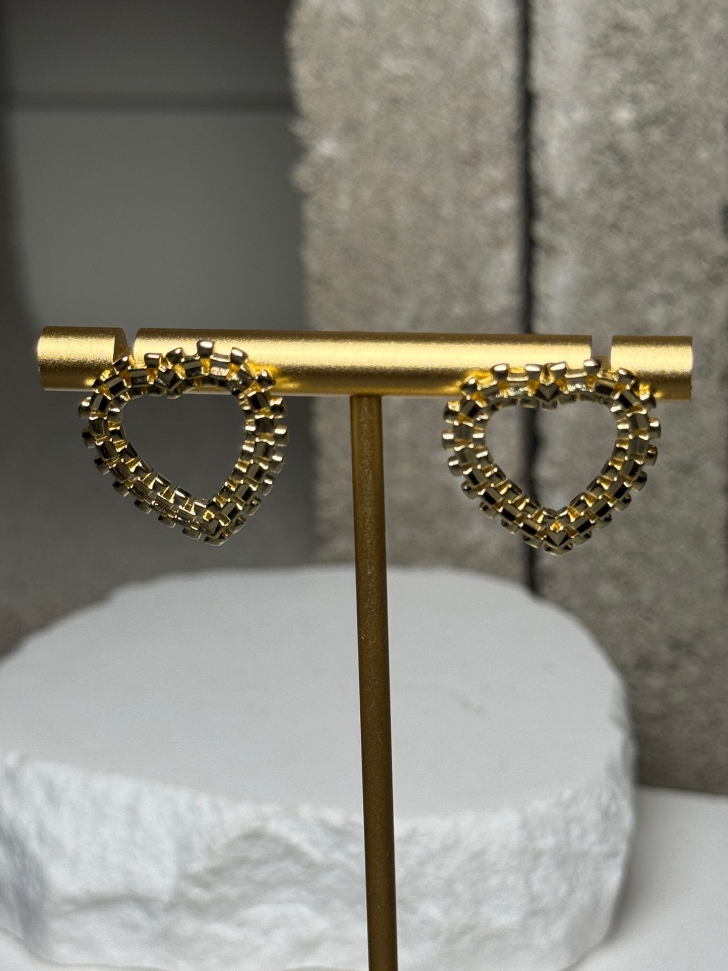 Hotline Heart Stud Earrings