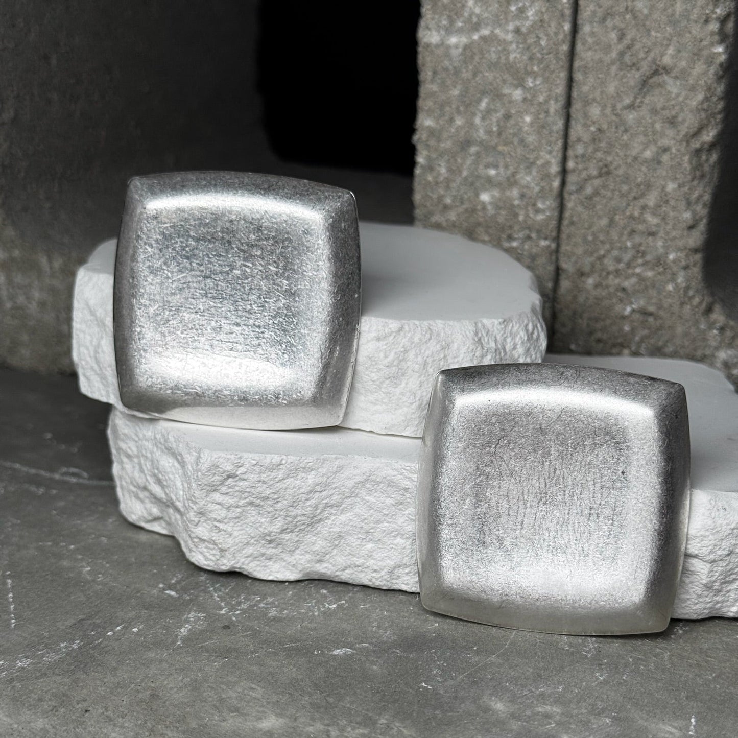 Everyday Square Metal Earrings