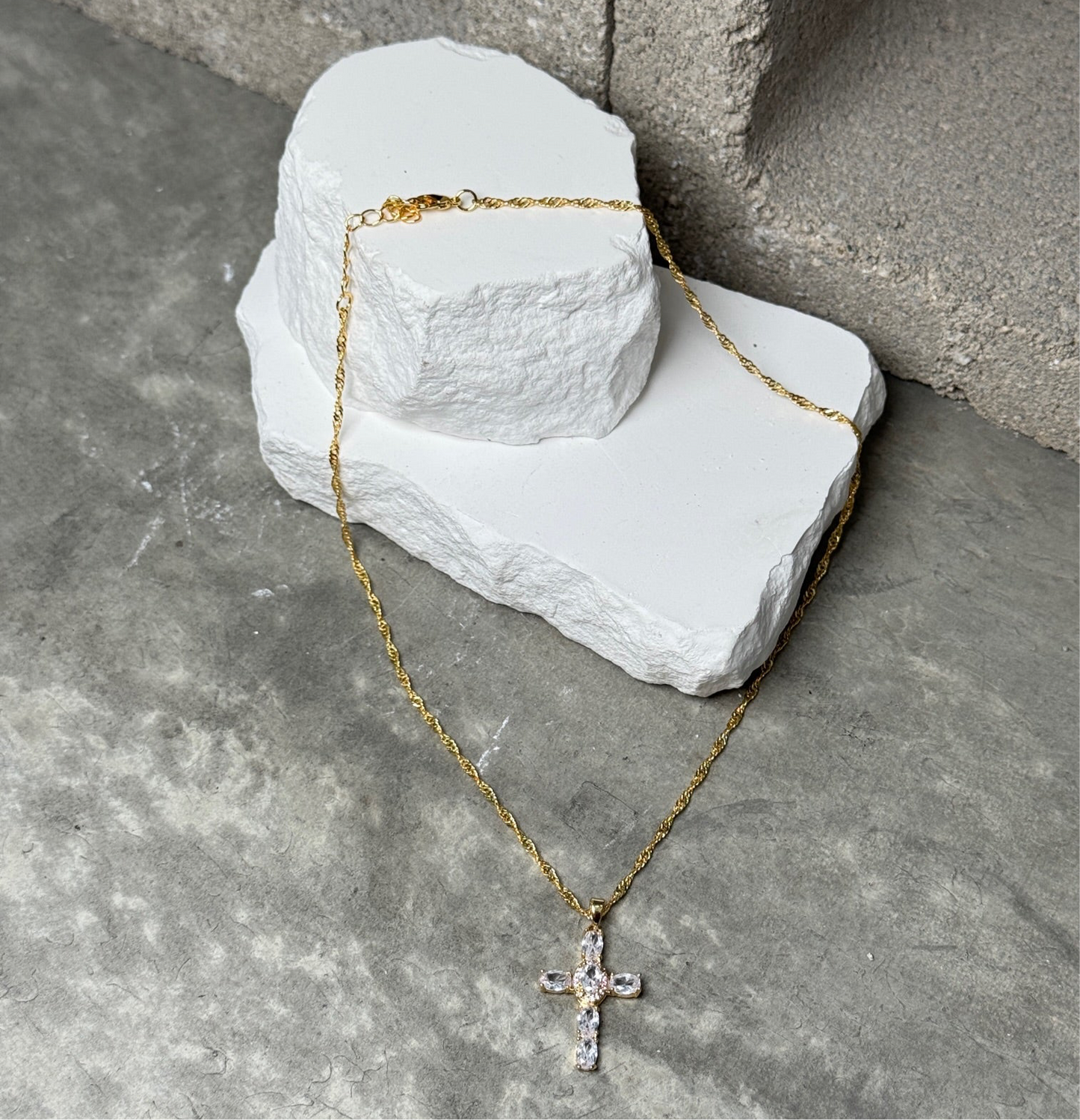 Cross Necklace w/ 16 inch chain