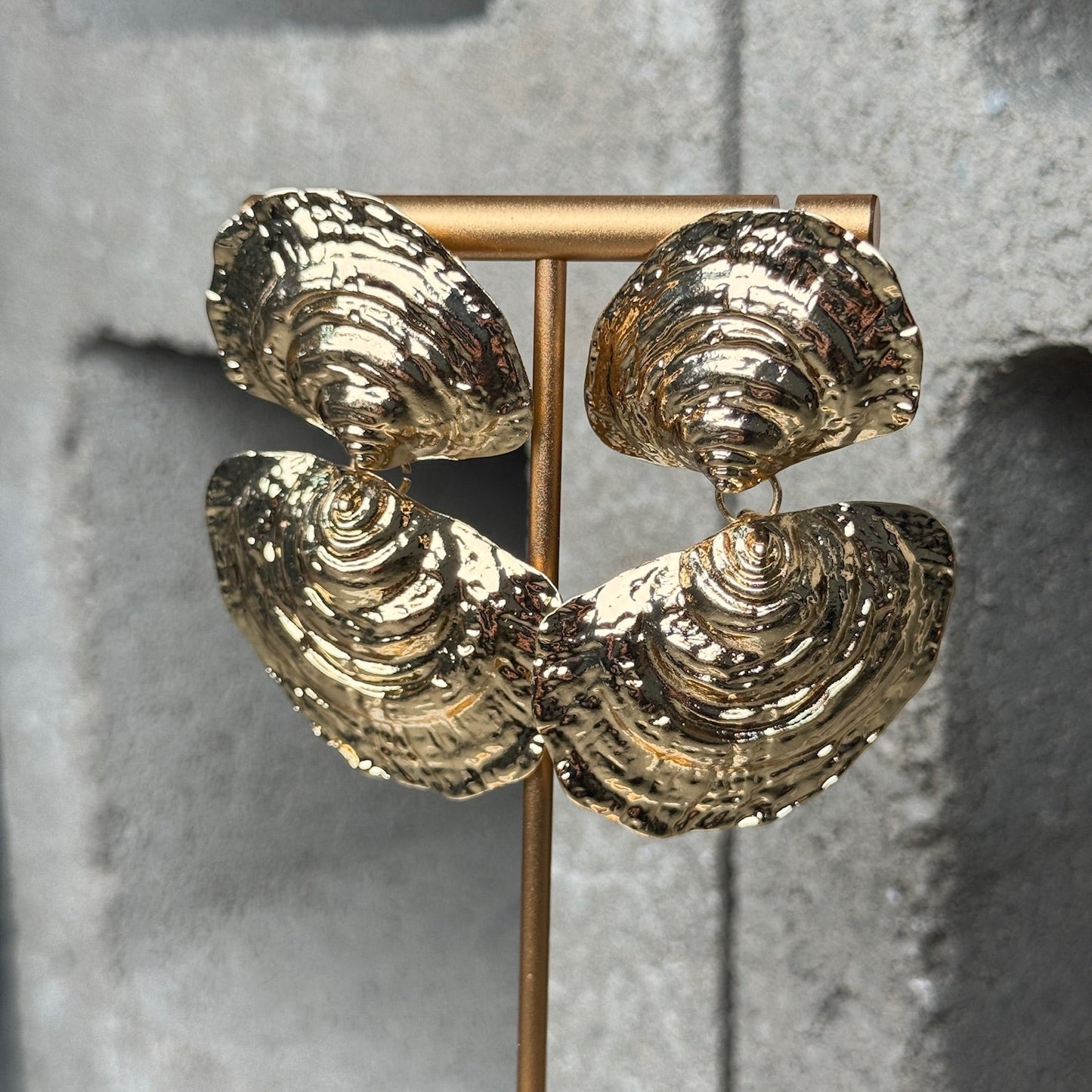 Golden Hourglass Earrings