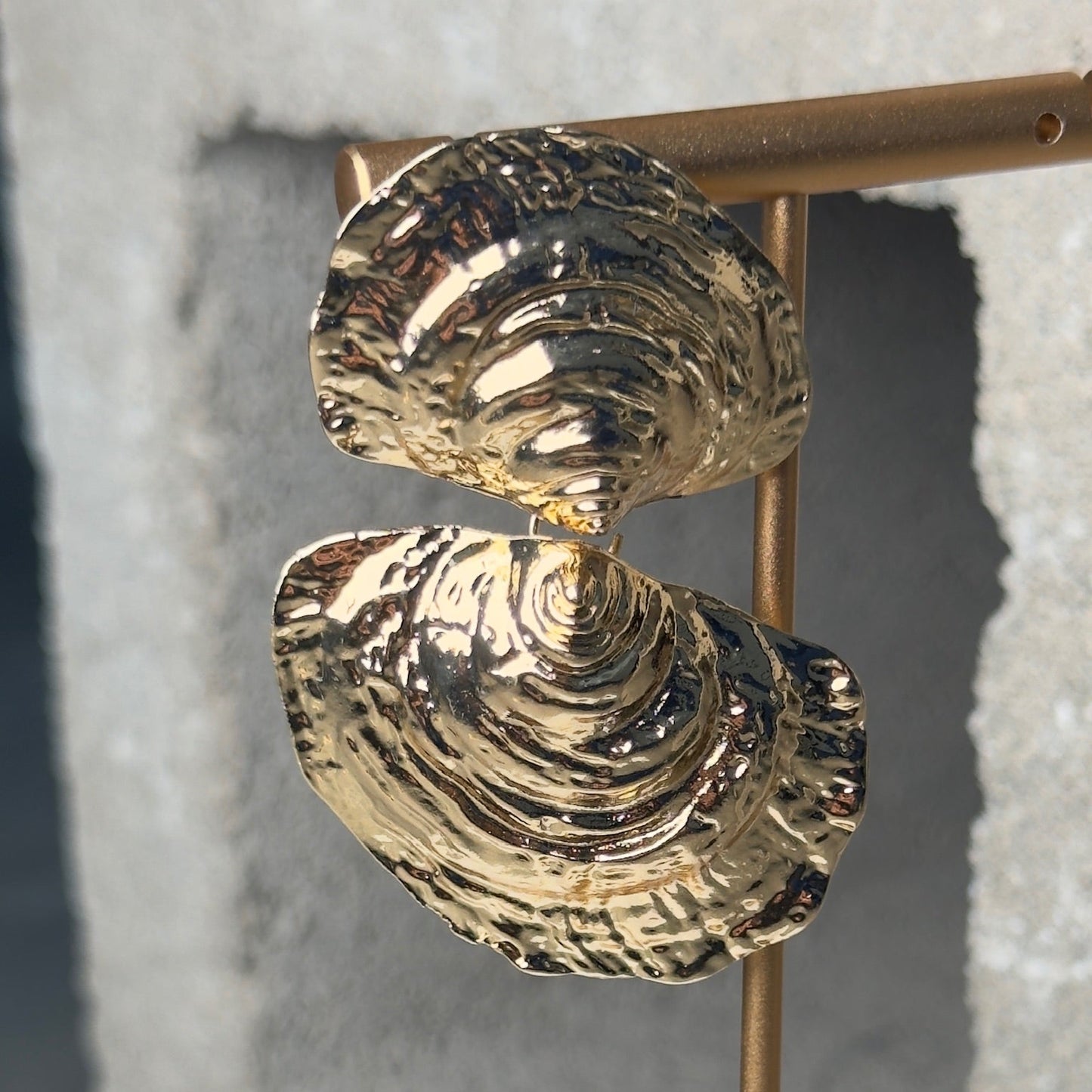 Golden Hourglass Earrings