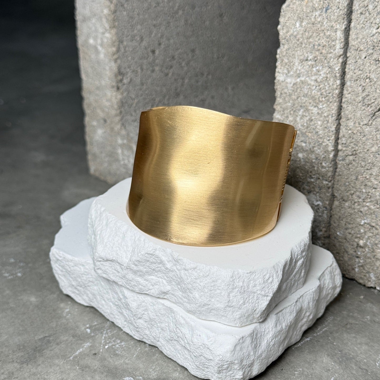 That Girl Gold Statement Cuff Bracelet 7.5"