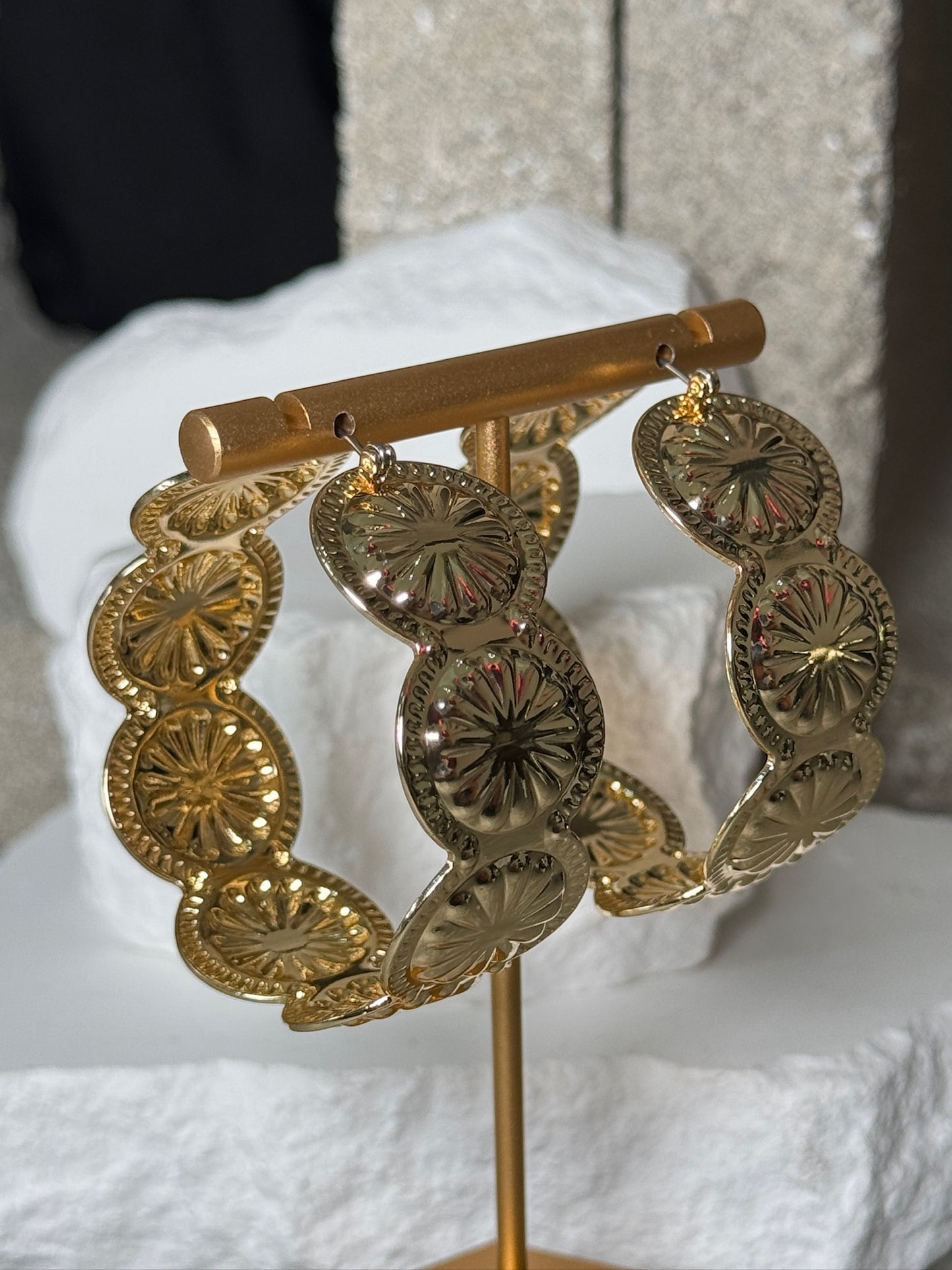 Garden Glow Hoop Earrings