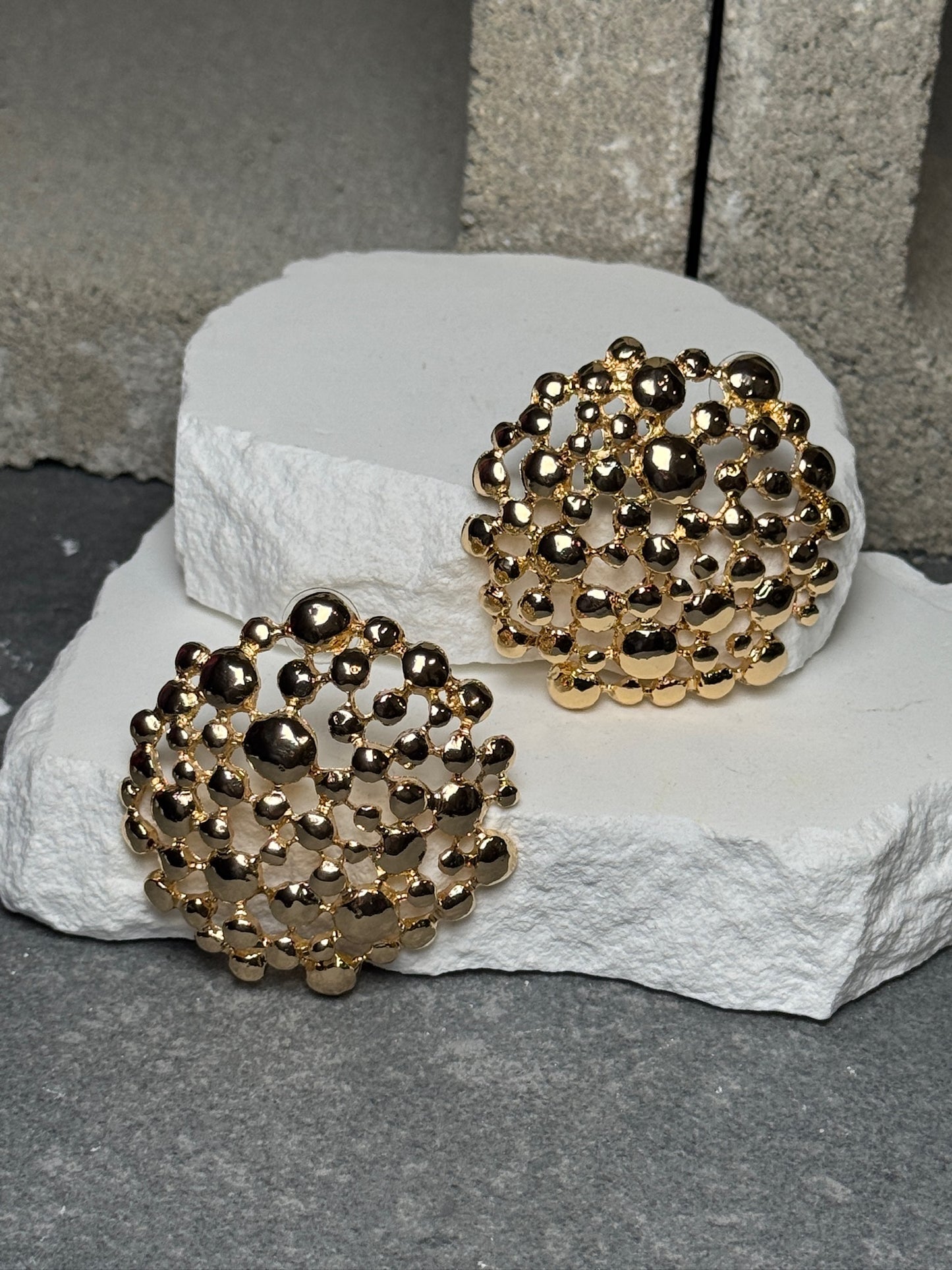 Rare Form Oversized Stud Earrings