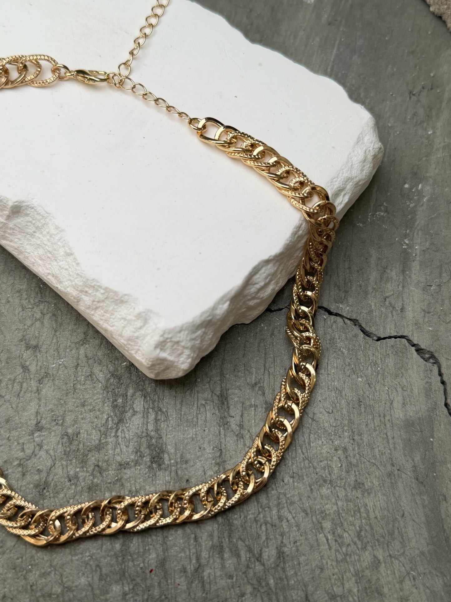 Quiet Flex Mini Link Necklace 14" w/ Extender