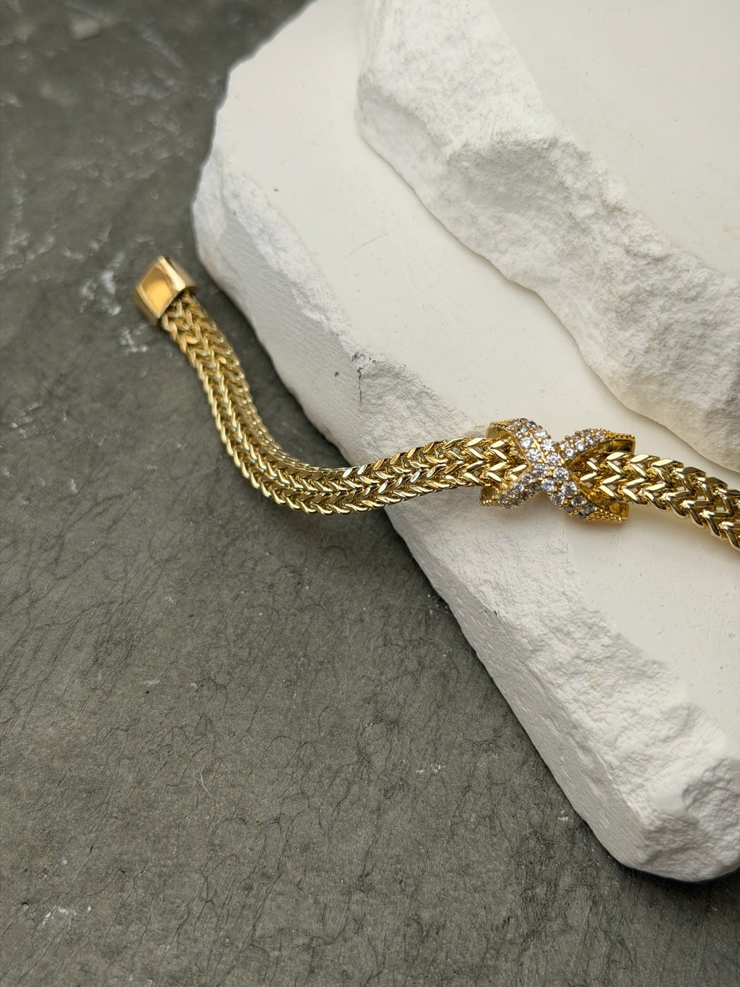 X Marks The Spot Bracelet 6"