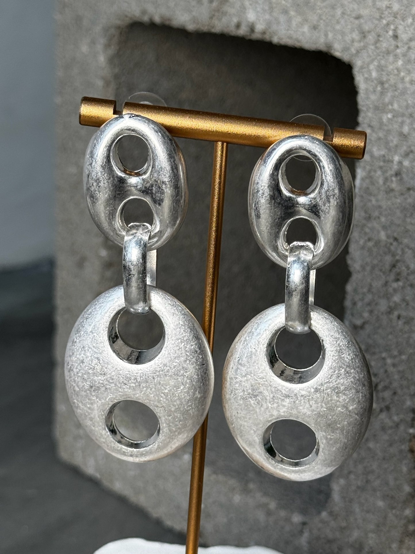 Bottle Cap 2 Layer Earrings