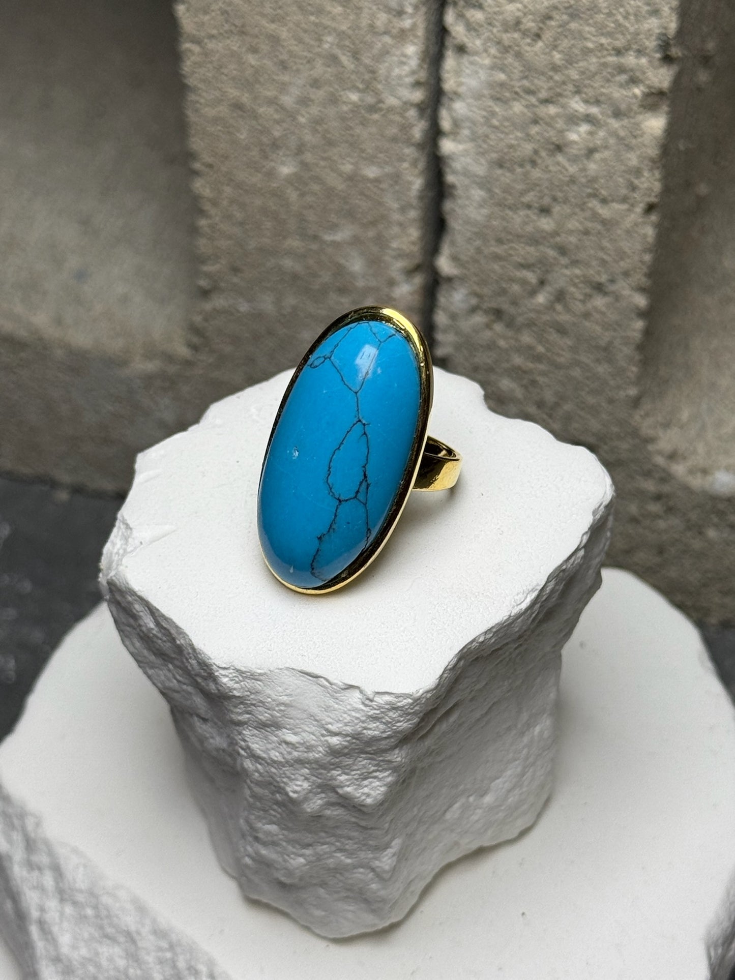 The Blueprint Stone Ring Size 7