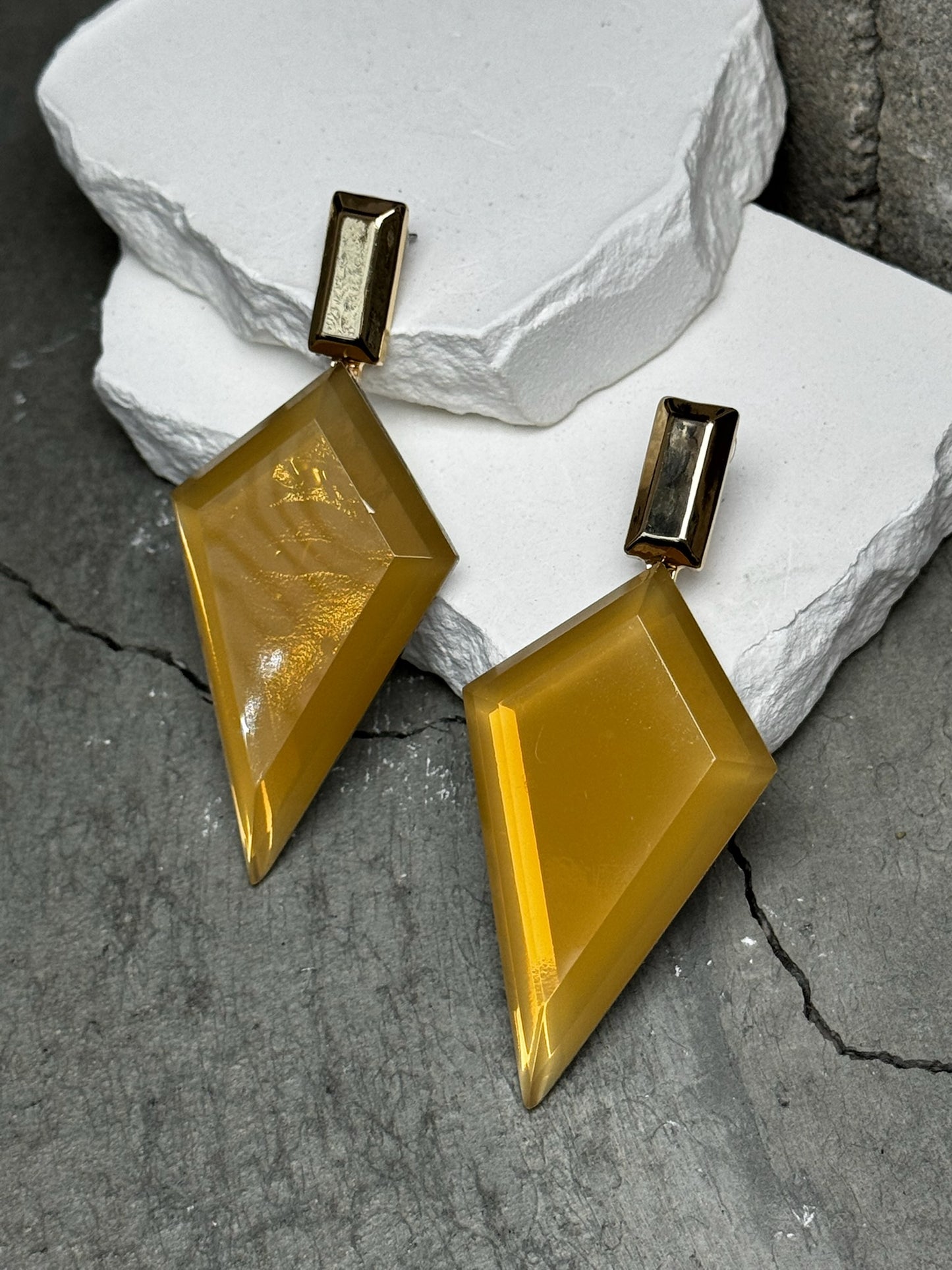 Viper Spike Oversized Earrings