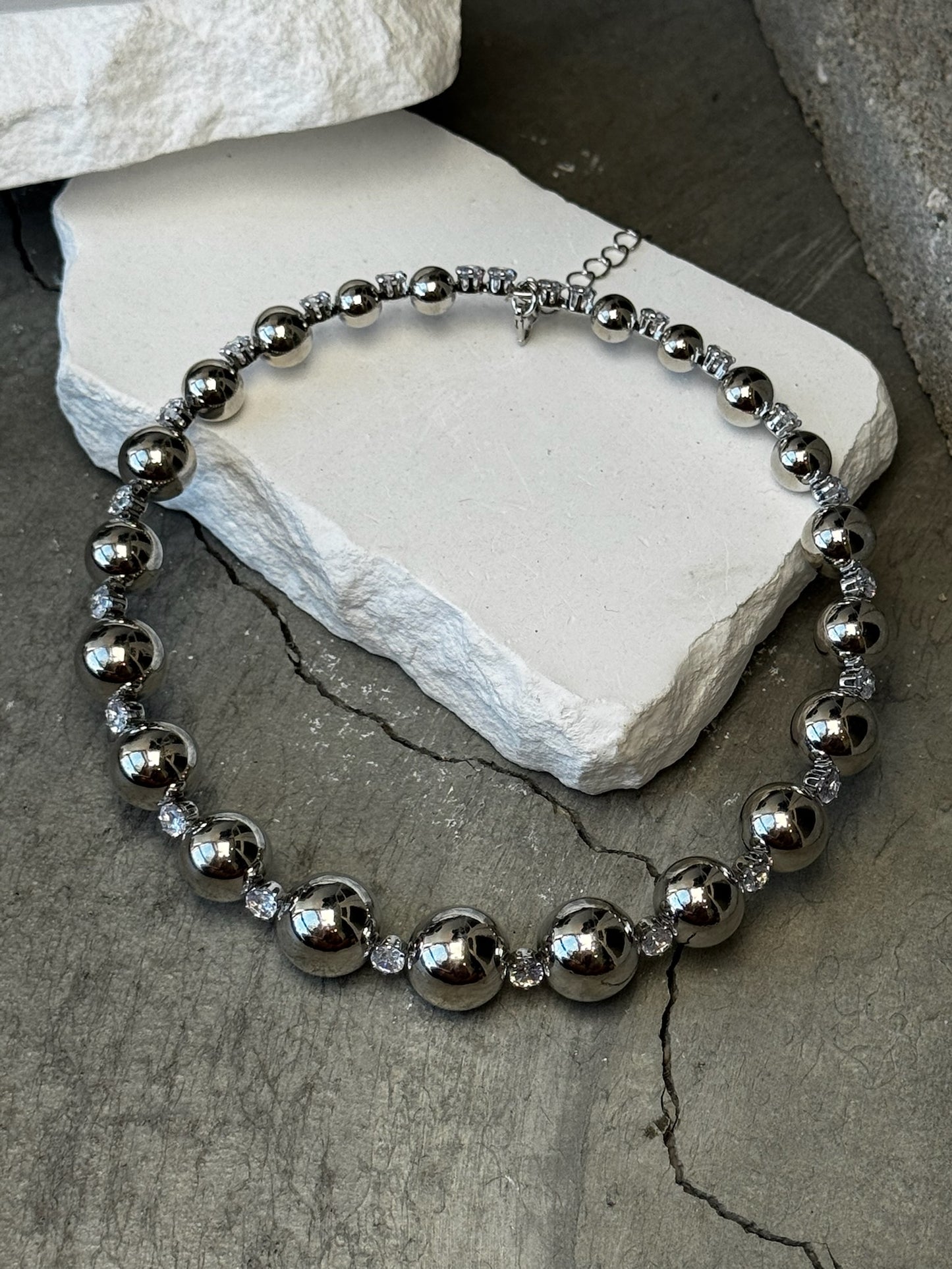 Crystal Dazzle Choker 14"