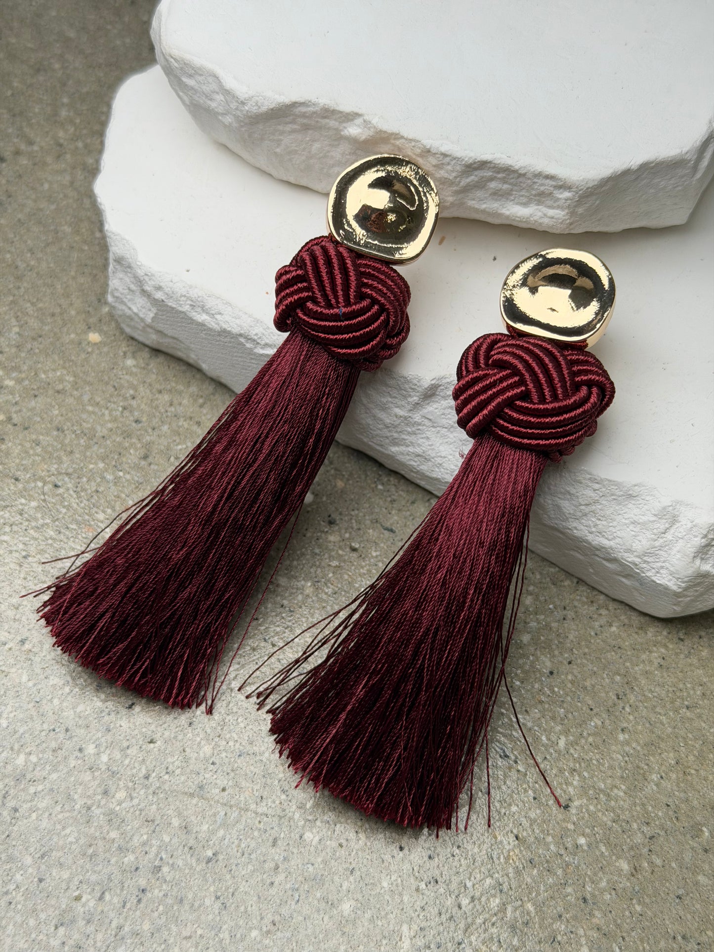 The Midnight Affair Tassle Earrings