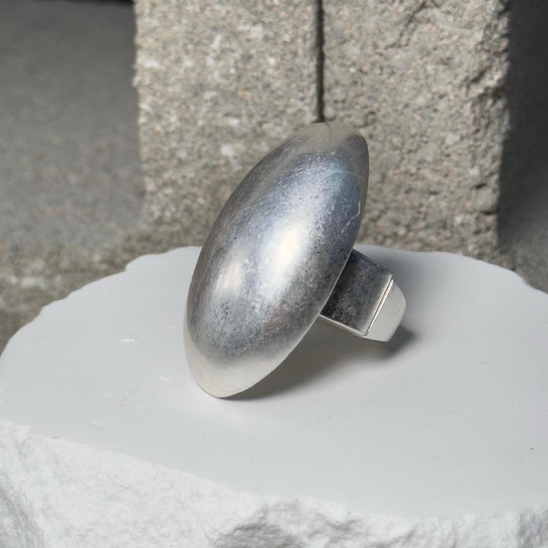 The Luxe Dome Ring with Metal Coating Up To Size 10