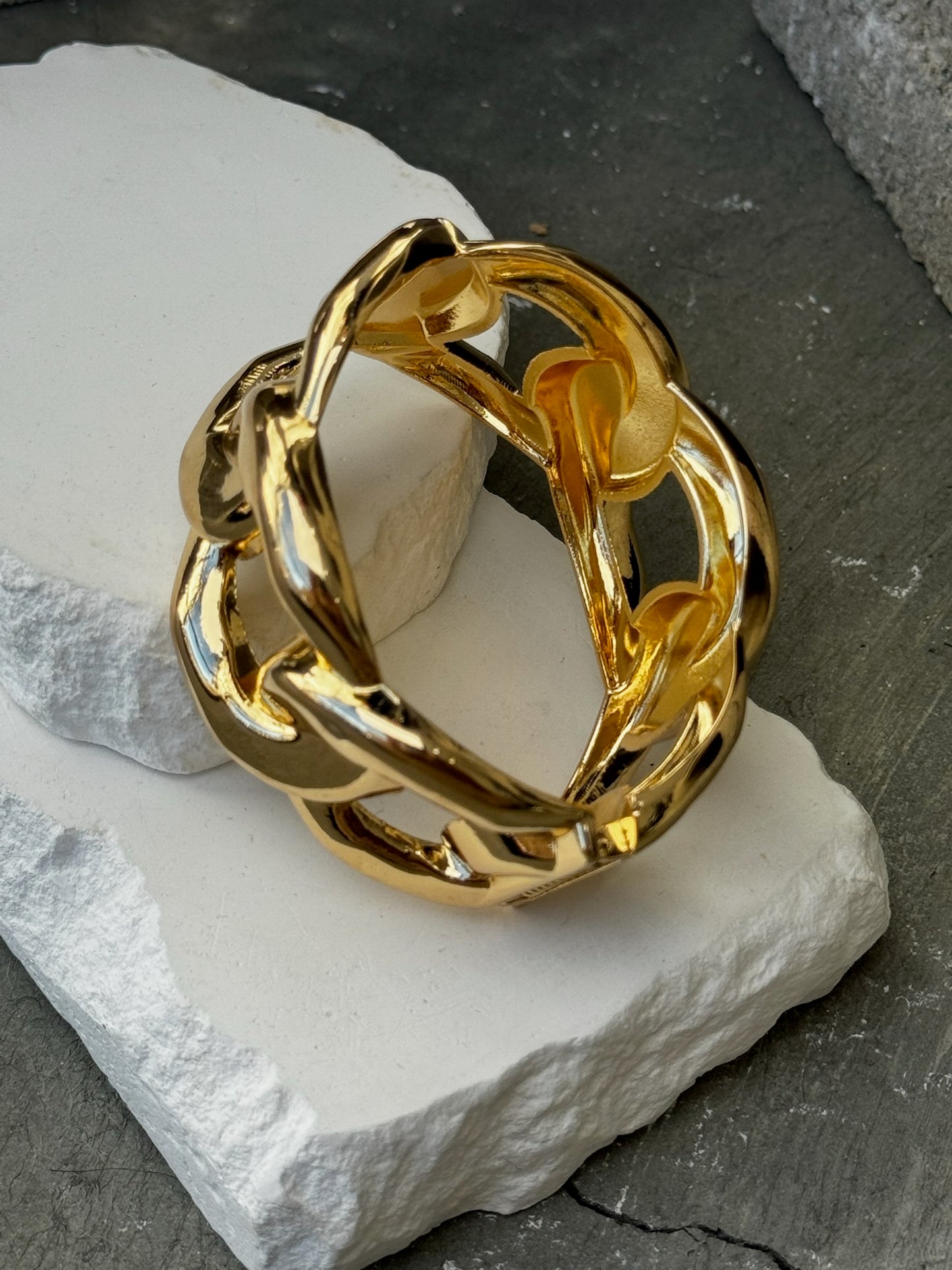 Power Move Link Cuff Bracelet 8"