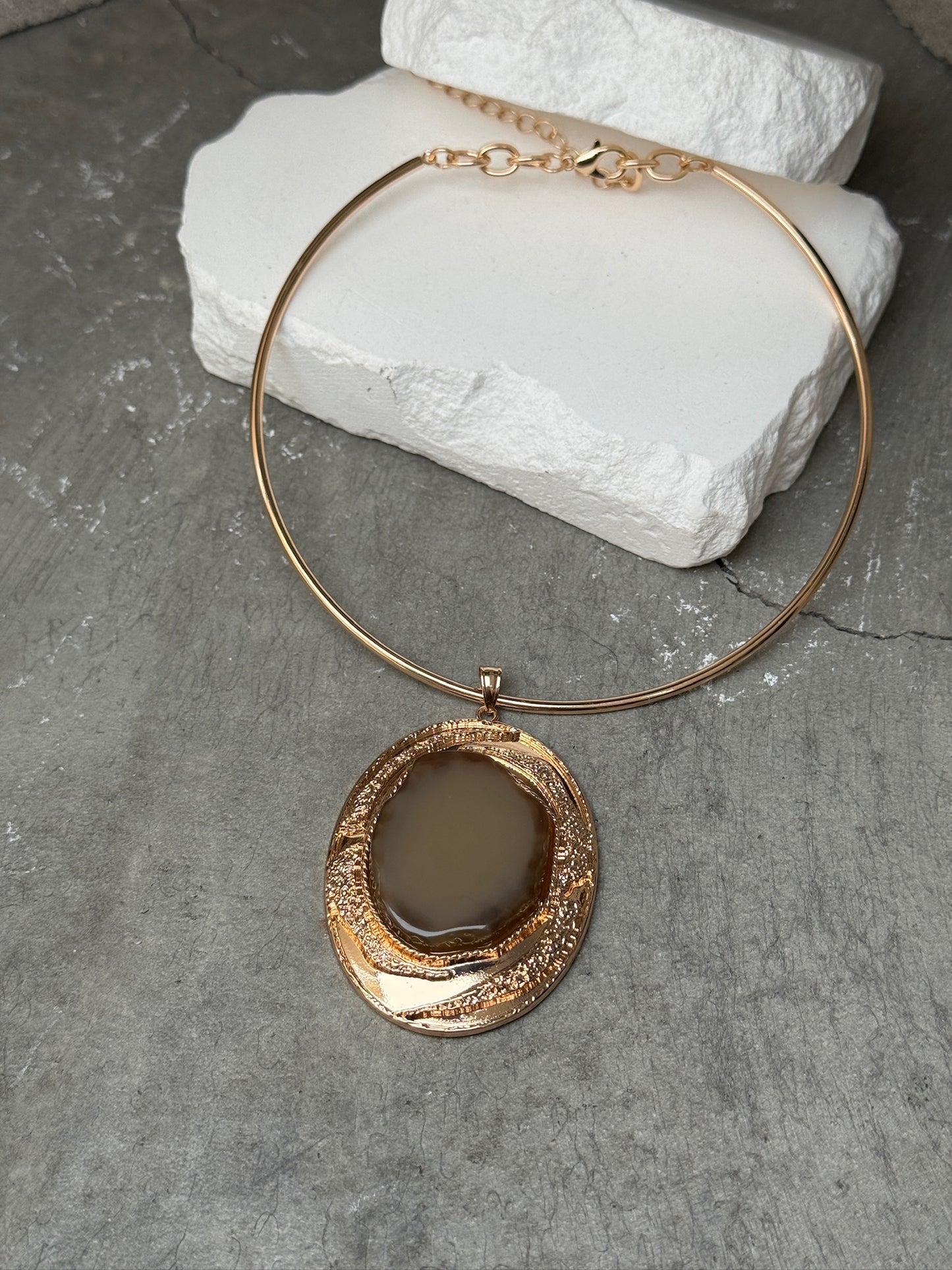 Golden Empire Gem Choker 12" w/ Extender