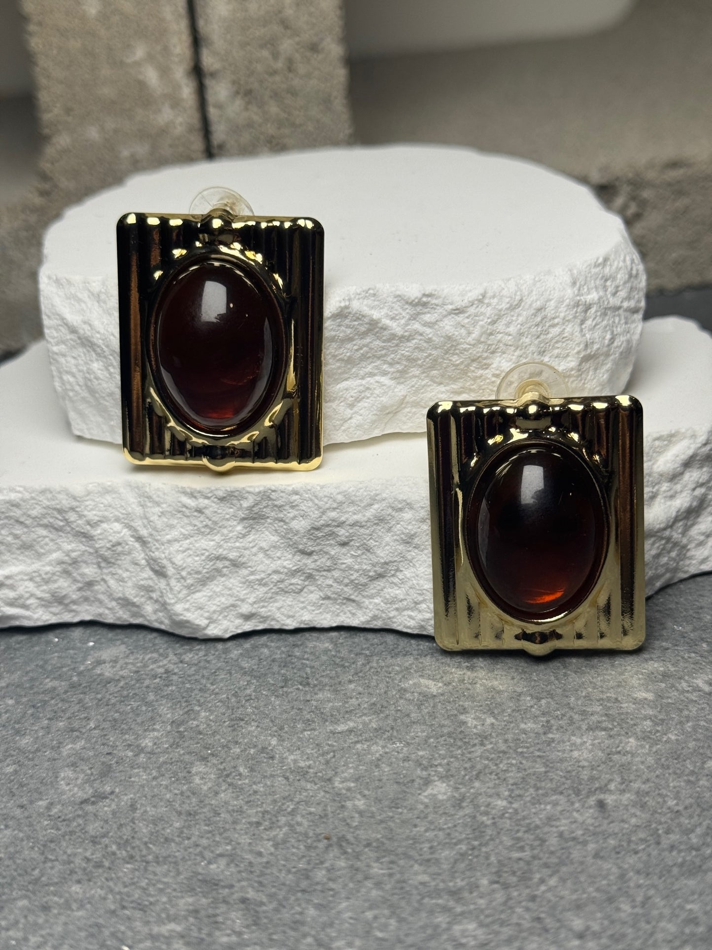 Up Late Gem Stud Earrings