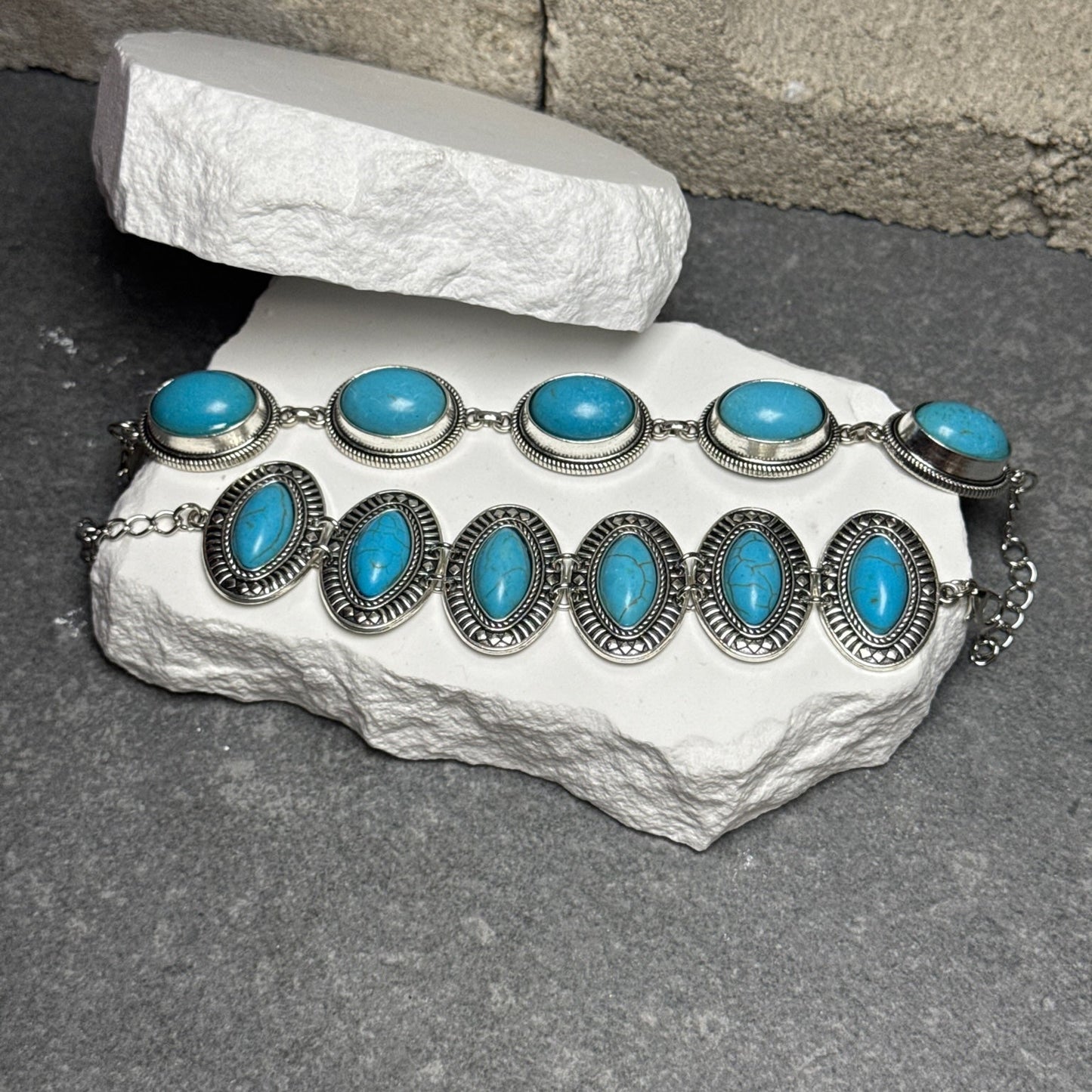 Desert Sky Turquoise Bracelet 5"