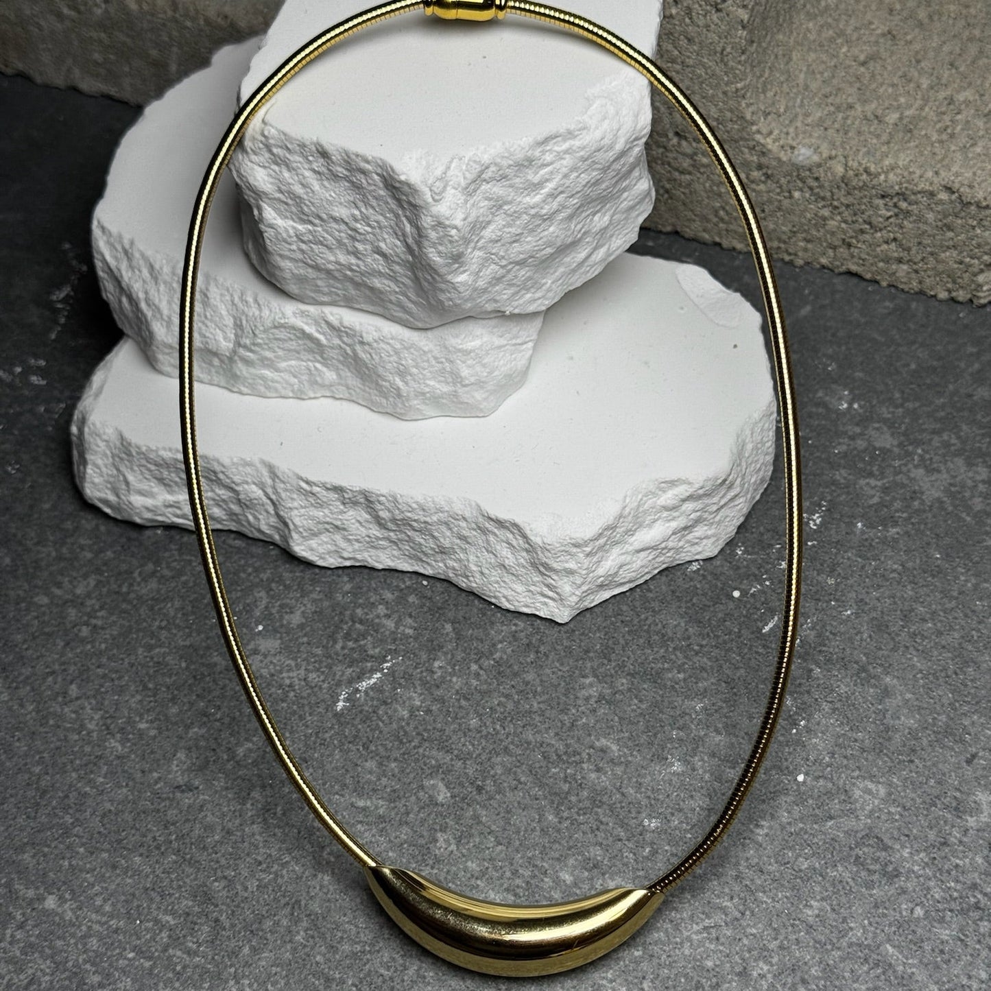 Polished Rope Necklace 17.5"