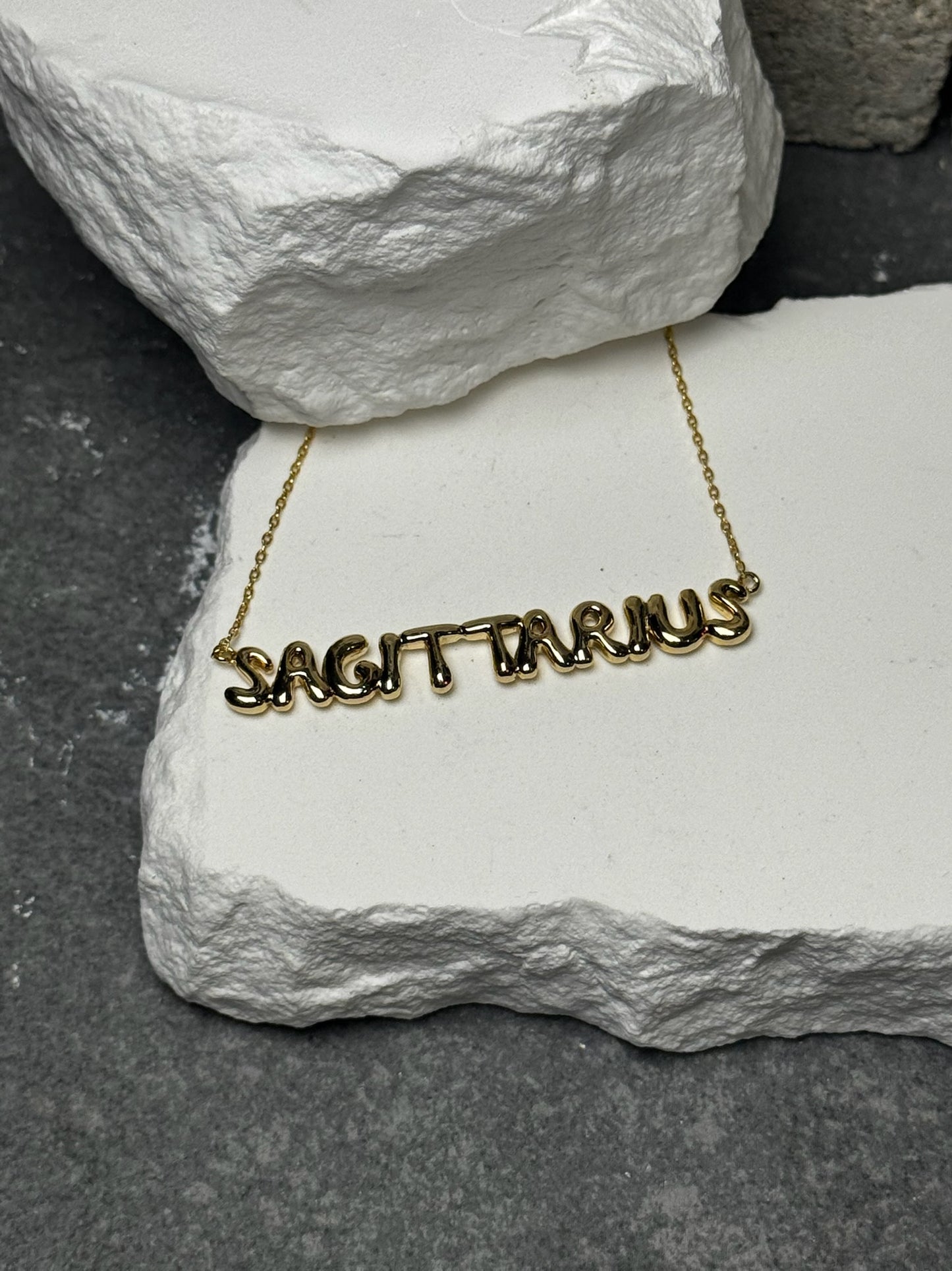 Zodiac Necklace 18k Gold Plated 16" w/ Extender