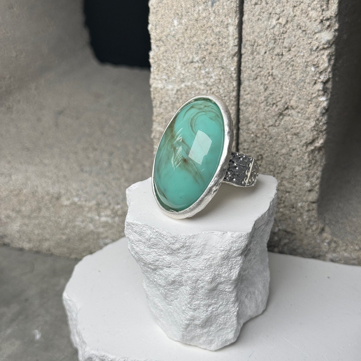 Fey Fey Gemstone Expandable Ring Up To Size 10