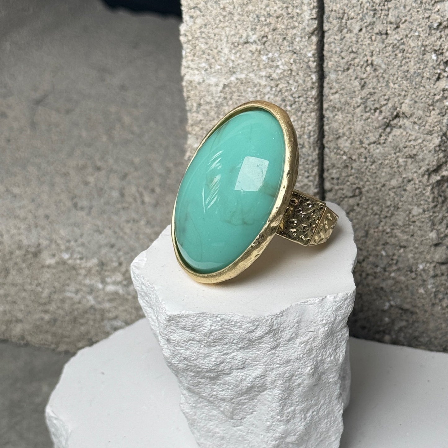 Fey Fey Gemstone Expandable Ring Up To Size 10