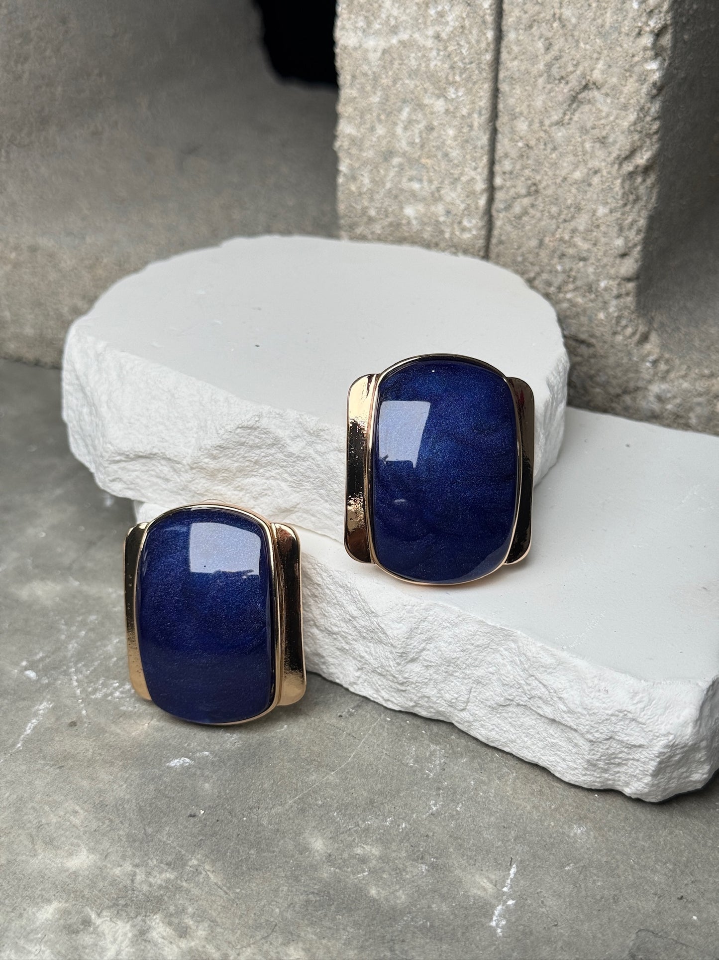 Glammed Up Oversized Stud Earrings