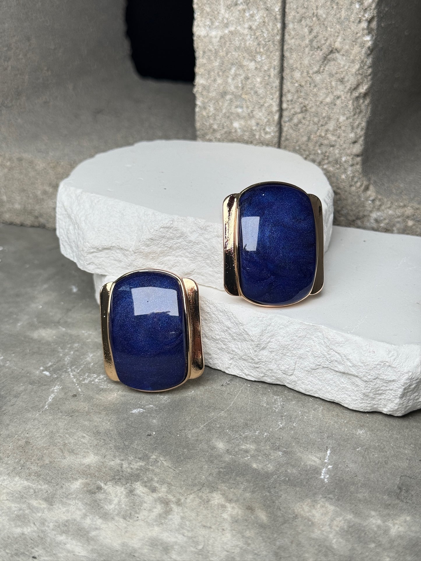 Glammed Up Oversized Stud Earrings