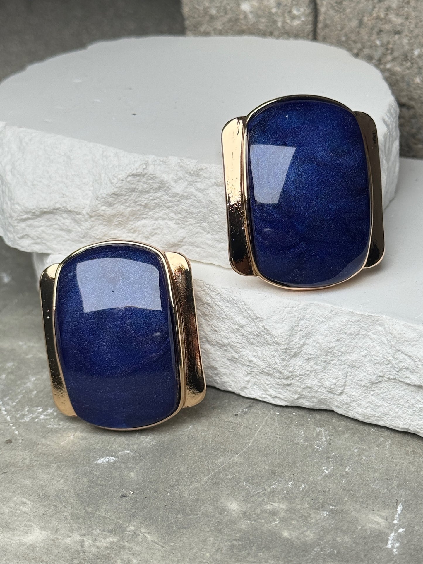 Glammed Up Oversized Stud Earrings