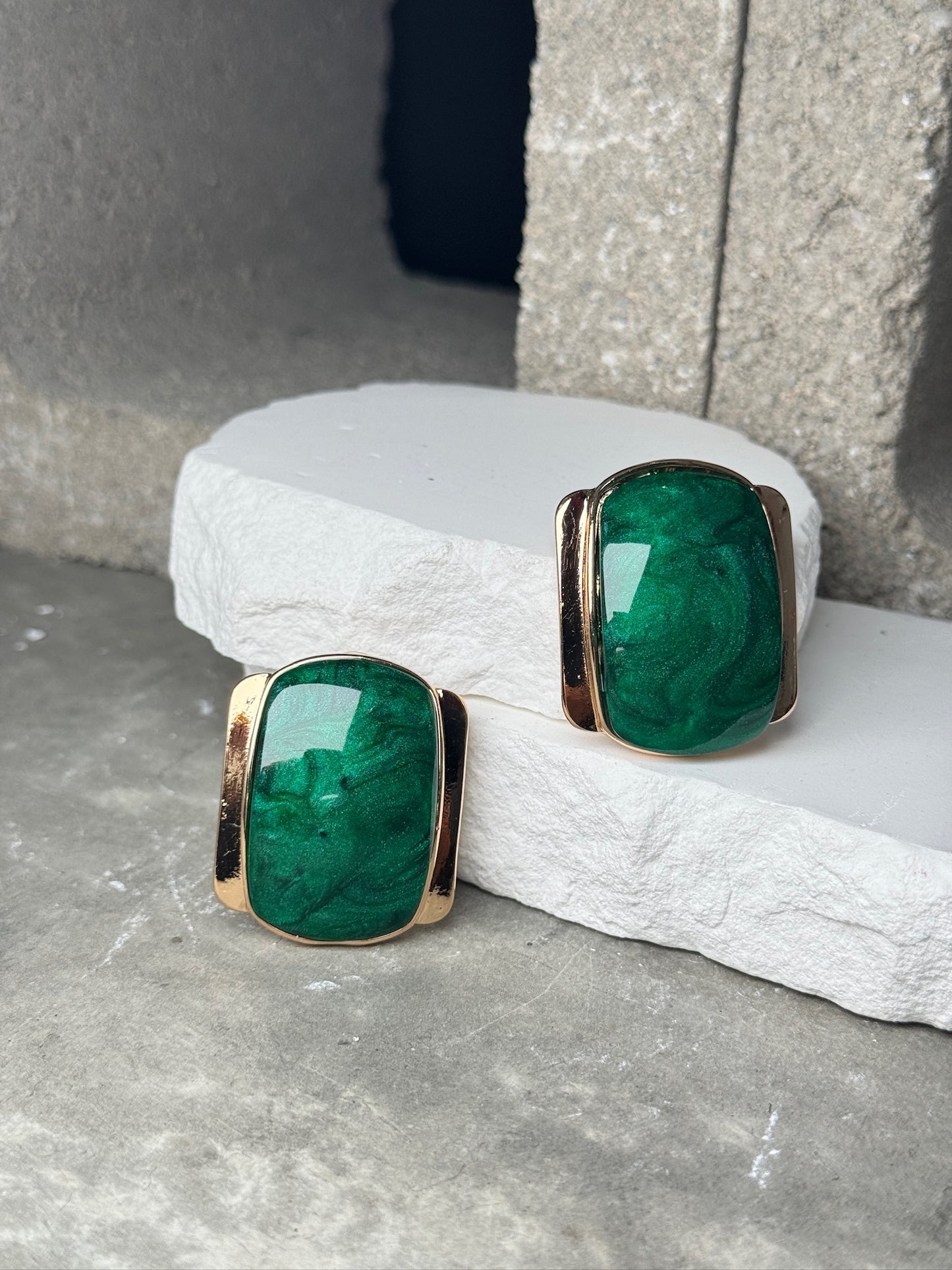 Glammed Up Oversized Stud Earrings