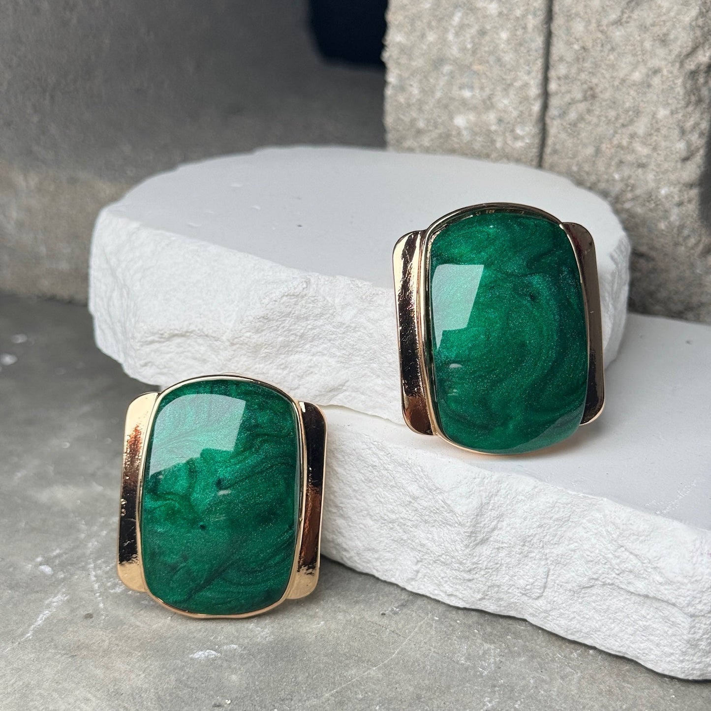 Glammed Up Oversized Stud Earrings