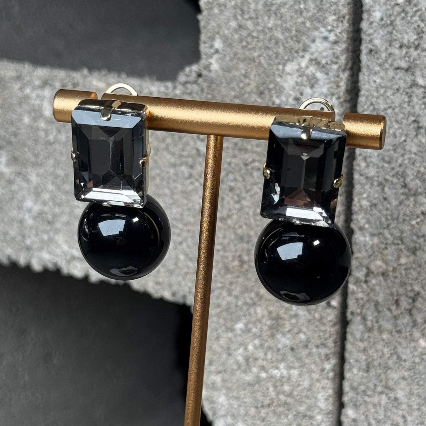Double Dip Gem Earring
