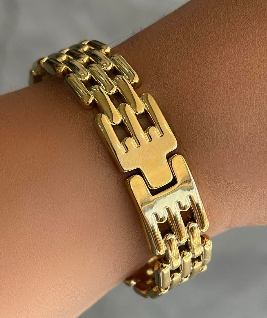 Caged Gold Bracelet