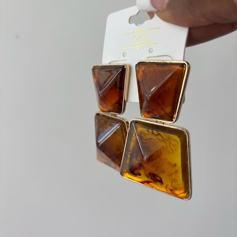 All Gemmed Out 2 Layer Earring