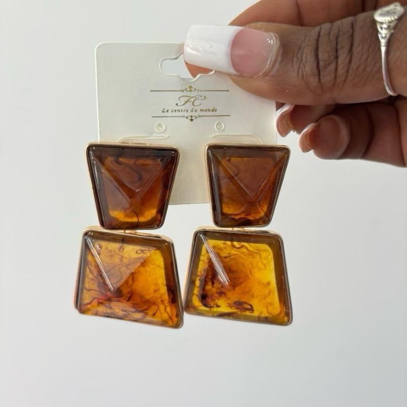 All Gemmed Out 2 Layer Earring