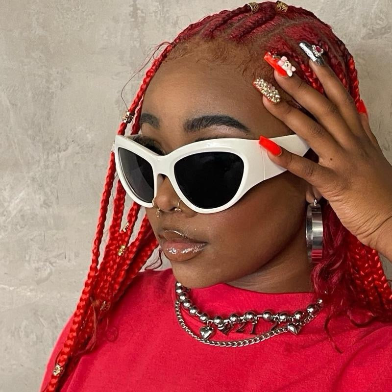 Unisex 90s inspired Cat Eye Style Sunglasses