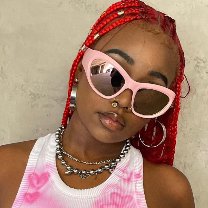 Unisex 90s inspired Cat Eye Style Sunglasses