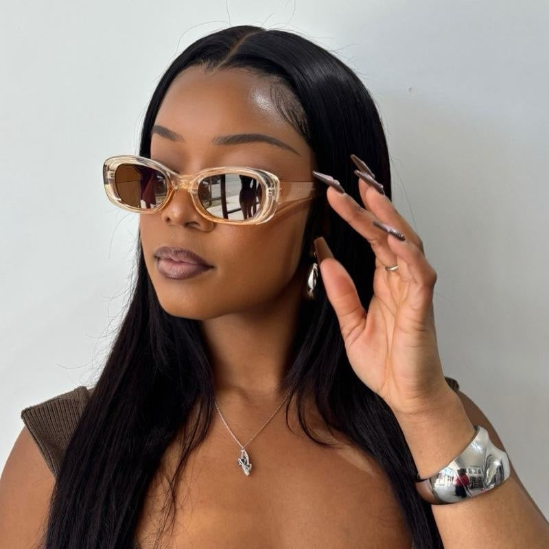 Crush On You Small Oval Sunnies - Unique Design, Comfortable Fit, Stylish Sunglasses for Everyday Wear