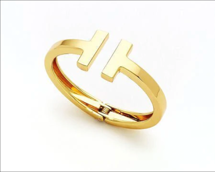 Set The Tone Gold Bracelet