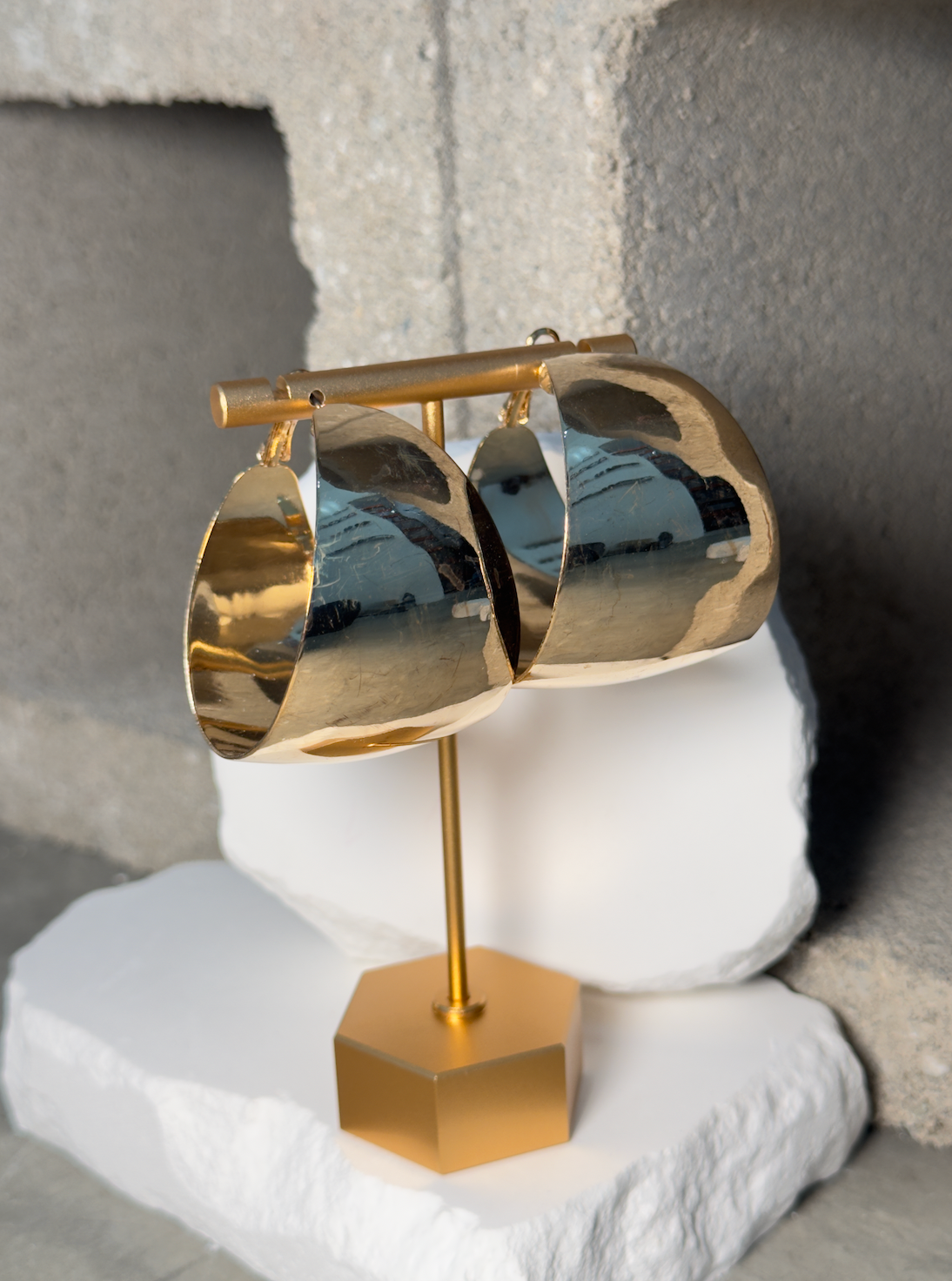 The Icon Oversized Statement Earring - Bold Ethnic Design
