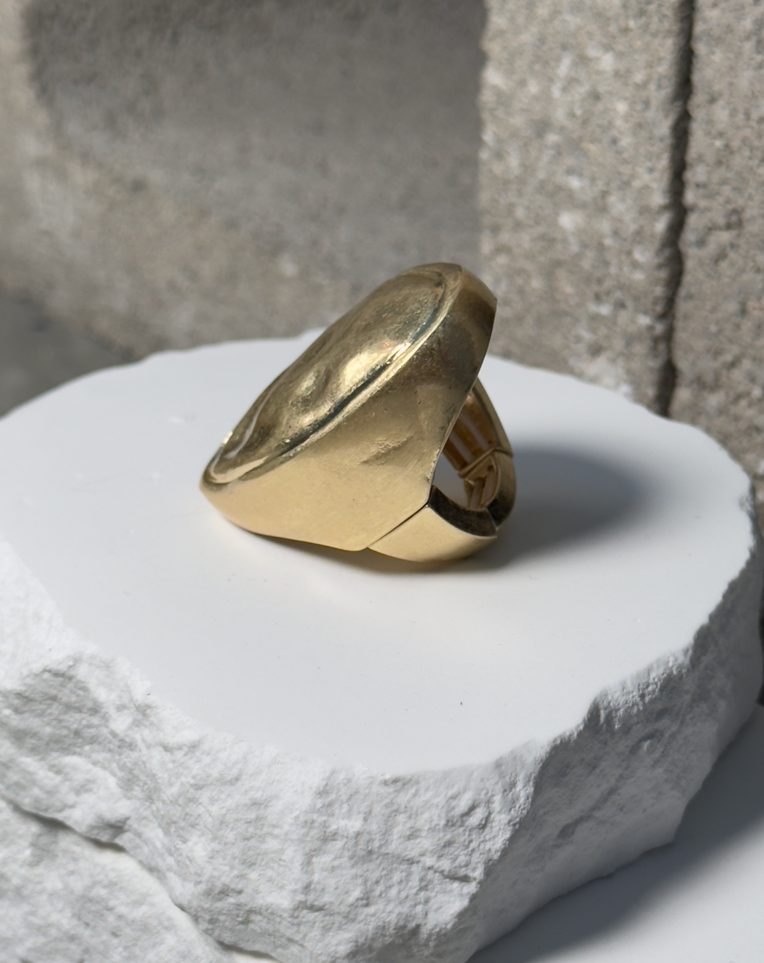 The Sol Expandable Ring with Metal Coating Up To Size 10