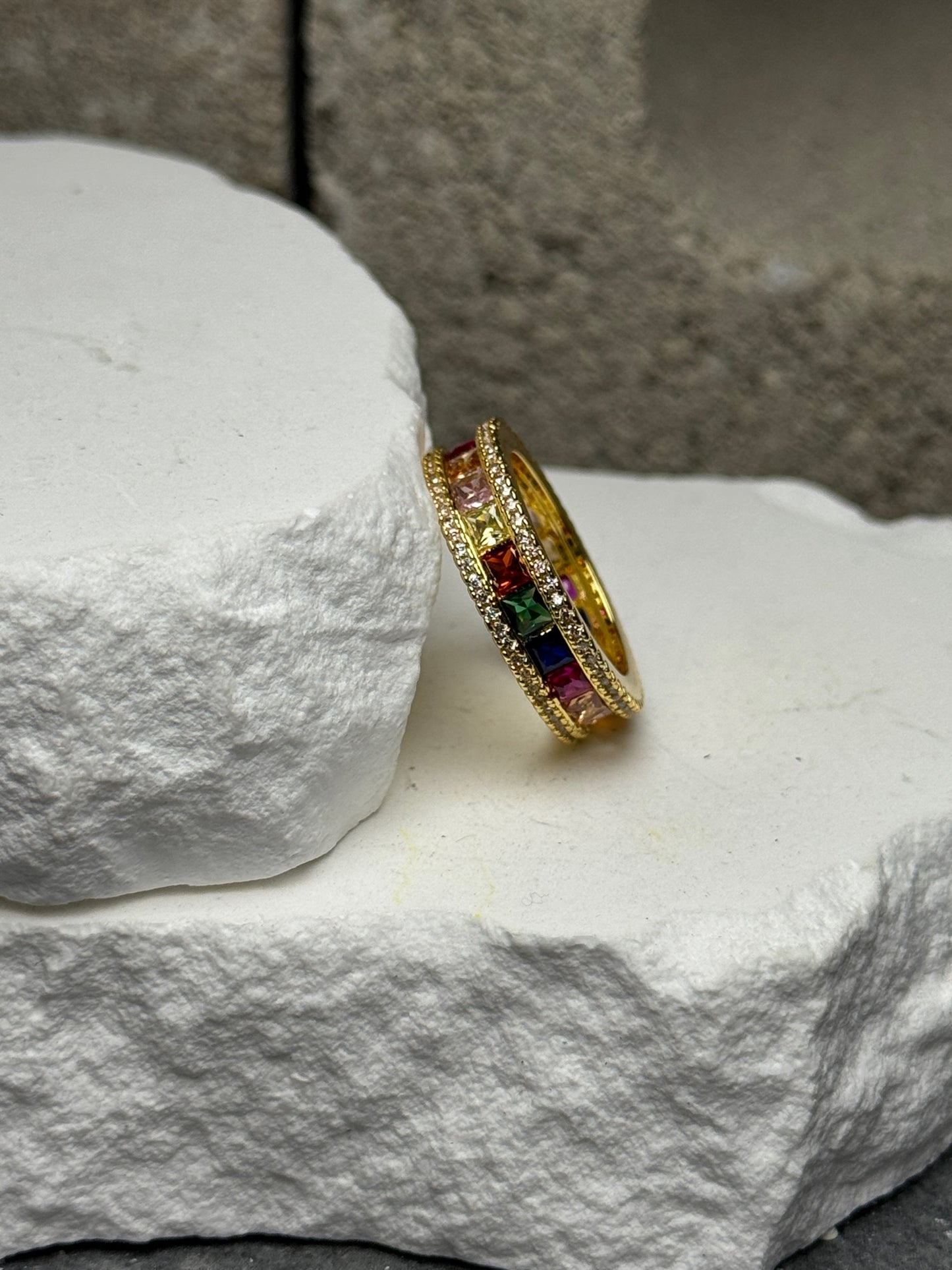 Happy Hour Multi Color Ring 8