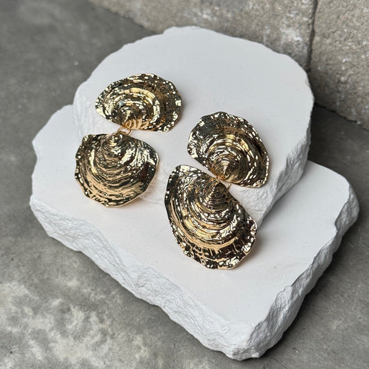 Golden Hourglass Earrings